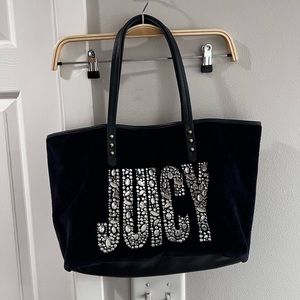Juicy Couture Jewel Rhinestone Tote Bag Purse